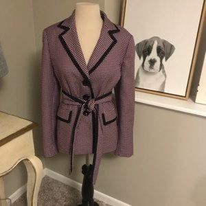 Le Suit Belted Jacket Size 12